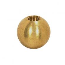  90/1631 - Brass Ball; 1-1/4" Diameter; 1/8 IP Tap; Unfinished