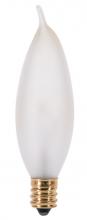  S3777 - 15 Watt CA8 Incandescent; Frost; 1500 Average rated hours; 95 Lumens; Candelabra base; 120 Volt;