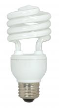  S6271 - 18 Watt; Mini Spiral Compact Fluorescent; 2700K; 82 CRI; Medium base; 120 Volt; 3-pack