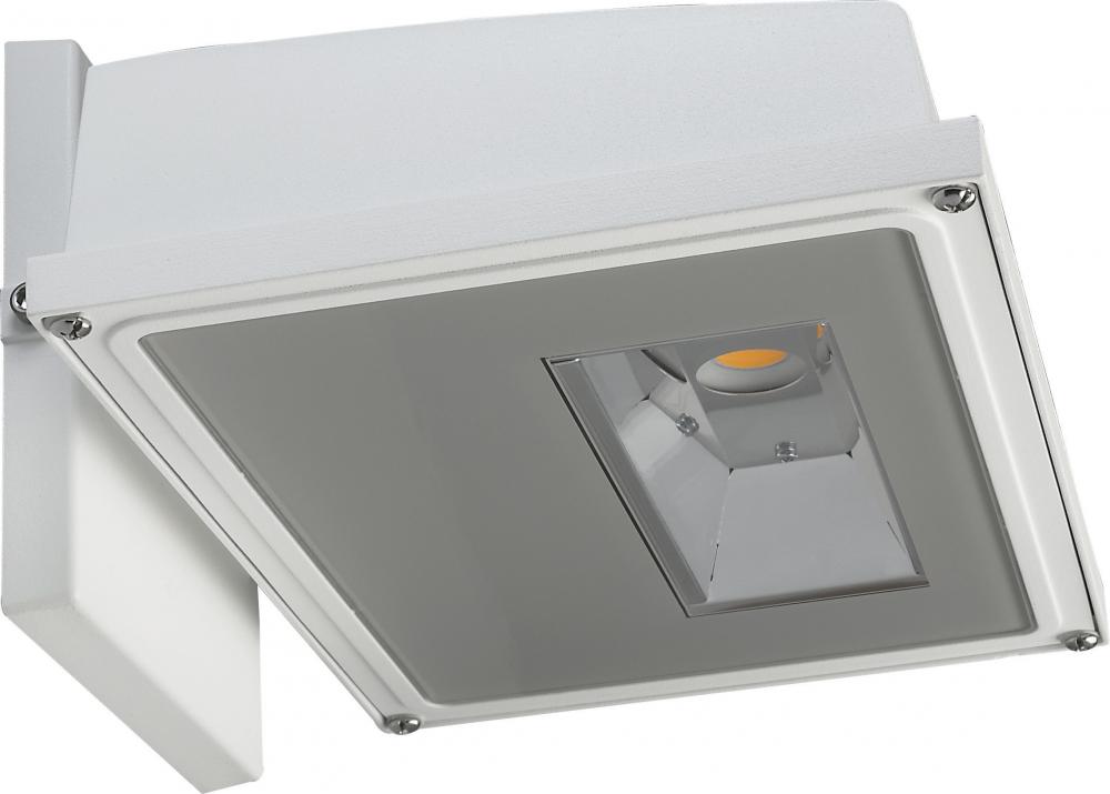 LED Wall Pack - 21W - White Finish 3000k - 120-277V