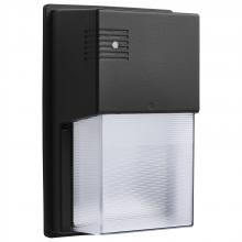  65/985 - LED Entryway Wall Pack; 10/15/20 Wattage Selectable; 30K/40K/50K CCT Selectable; Black Finish