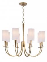  8028-AGB - 8 LIGHT CHANDELIER