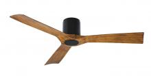 Modern Forms Canada - Fans Only FH-W1811-54-MB/DK - Aviator Flush Mount Ceiling Fan