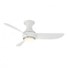 Modern Forms Canada - Fans Only FH-W2203-44L-BN/MW - Corona 44 Flush Mount Ceiling Fan