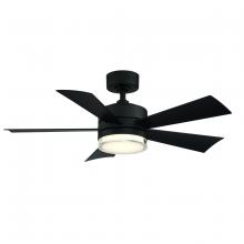 Modern Forms Canada - Fans Only FR-W1801-42L-MB - Wynd Downrod Ceiling Fan