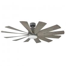 Modern Forms Canada - Fans Only FR-W1815-60L-GH/WG - Windflower Downrod ceiling fan