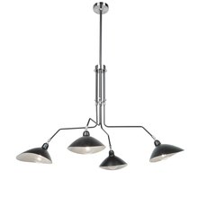  AC11214 - Nero 4-Light Chandelier