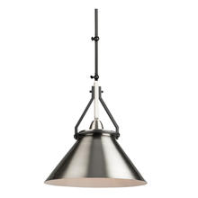  AC11242NB - Brydon 1 Light Sconce/Pendant Black and Brushed Nickel