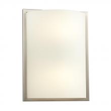  213151BN - Wall Sconce - Brushed Nickel with Satin White Glass