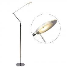  515993CH - 1-Light 7W LED Floor Lamp - Polished Chrome with Adjustable Arm