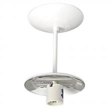 Galaxy Lighting 61008-WH - Semi-Flush Mount Light Holder - White