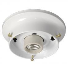  61035-W - 3-1/4" One-light Indoor Ceiling Holder - White