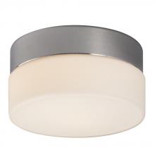 Galaxy Lighting 612310CH - Flushmount - Chrome with Satin White Glass