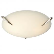  L680231BN010A1 - LED Flush Mount Ceiling Light - in Brushed Nickel finish with Satin White Glass