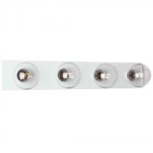 Galaxy Lighting 714200WH - Four Light Vanity Bar - White