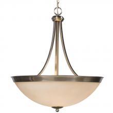  800901BN - Pendant - Brushed Nickel w/ White Glass