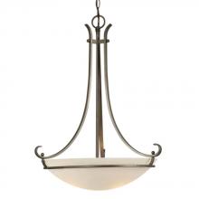  814018IRN - Pendant - Iron w/ Satin White Glass