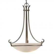  814030IRN - Pendant - Iron w/ Satin White Glass