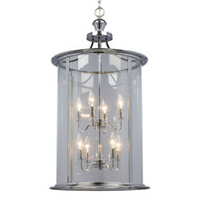  912302CH - Pendant - in Chrome finish with Clear Glass