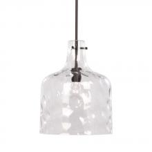  926384BK - 1L Mini-Pendant BK with 6",12" & 18" Ext. Rods and Swivel