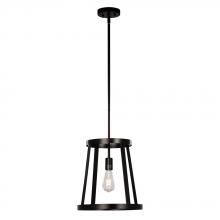  926744BK - 1L Pendant BK with 6",12" & 18" Ext. Rods and Swivel