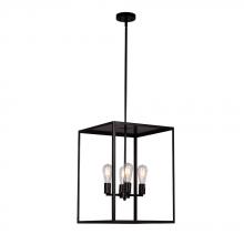  926754BK - 4L Pendant BK with 6",12" & 18" Ext. Rods and Swivel