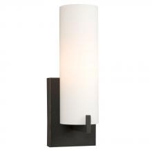  ES710691PRB - 1-Light Bath & Vanity Light - in Painted Restoration Bronze finish with Satin White Glass