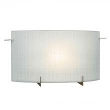  ES790511PTR - 1-Light Bath & Vanity Light - in Pewter finish with Frosted Linen Glass