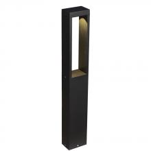  L324863BK - 120-277V LED Bollard Light BK 10W 3000K, IP65 Rated