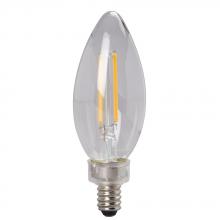 Galaxy Lighting LED-FB11-4A1D - 120V AC LED FILAMENT B11 BULB 4W3000K ES DIM (ENCLOSED)