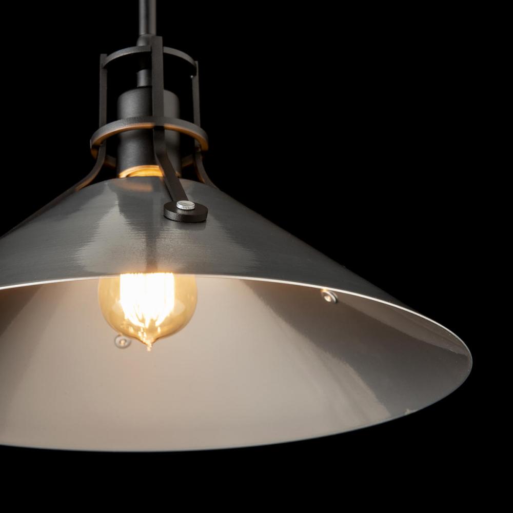 Henry Medium Steel Shade Pendant