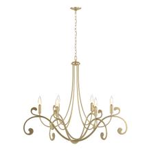 Hubbardton Forge - Canada 105055-SKT-86 - Bella 6 Arm Chandelier