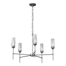 Hubbardton Forge - Canada 105060-SKT-82-CR - Luma 5 Arm Chandelier