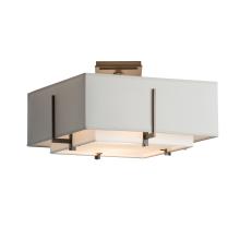 Hubbardton Forge - Canada 126507-SKT-07-SF1205-SJ1605 - Exos Square Small Double Shade Semi-Flush