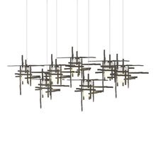 Hubbardton Forge - Canada 131096-SKT-LONG-07-YC0305 - Tura 7-Light Frosted Glass Pendant