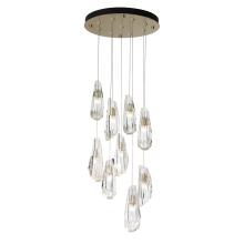 Hubbardton Forge - Canada 131101-SKT-LONG-86-CR - Luma 9-Light Large Crystal Pendant