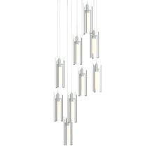 Hubbardton Forge - Canada 131104-SKT-LONG-82-ZM0065 - Exos Glass 9-Light Pendant