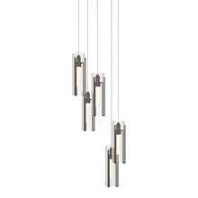 Hubbardton Forge - Canada 131124-SKT-LONG-05-ZM0065 - Exos Glass 5-Light Pendant