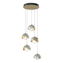  131125-SKT-STND-86-85-GG0711 - Brooklyn 5-Light Double Shade Pendant