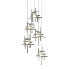 Hubbardton Forge - Canada 131128-SKT-LONG-85-YC0305 - Tura 5-Light Frosted Glass Pendant