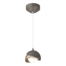  161183-SKT-STND-07-84-GG0711 - Brooklyn Double Shade Low Voltage Mini Pendant