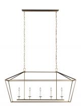 Visual Comfort & Co. Studio Collection 6692605-848 - Dianna Five Light Medium Linear Chandelier