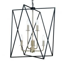  103-224/BLK/SG - Matrix Chandeliers Black