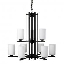  129-609/BLK - Iris Chandeliers Black