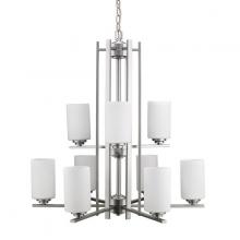  129-709/BCH - Iris Chandeliers Brushed Chrome