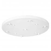 Russell Lighting AC5017/WH - Nova - 7 Port Round Canopy in White