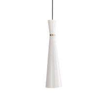 Russell Lighting PD1172/MWSG - Konic - 24 Light  Pendant in Matte White and Soft Gold