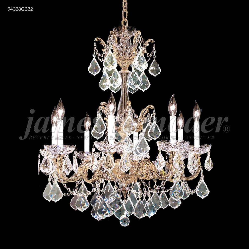 Madrid Cast Brass 8 Arm Chandelier