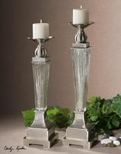 Uttermost 19769 - Canino Mercury Glass Candleholders, S/2